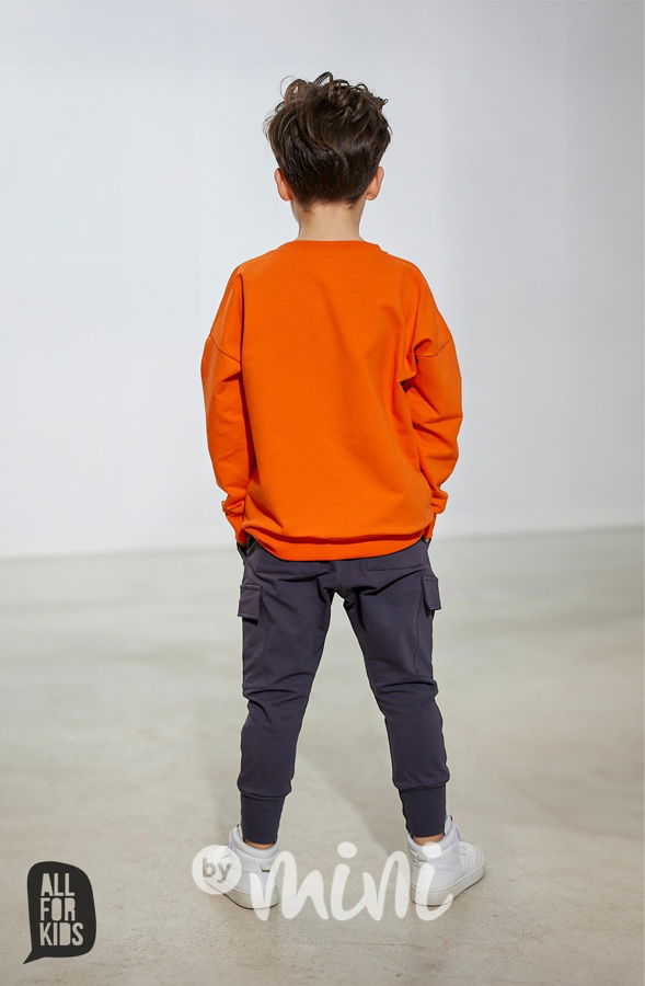 All for kids jogger tepláky s karabinou antracit