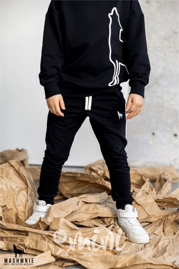 Mash Mnie wolf tepláky black