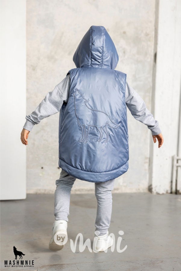 Mash Mnie long vesta WOLF ice blue