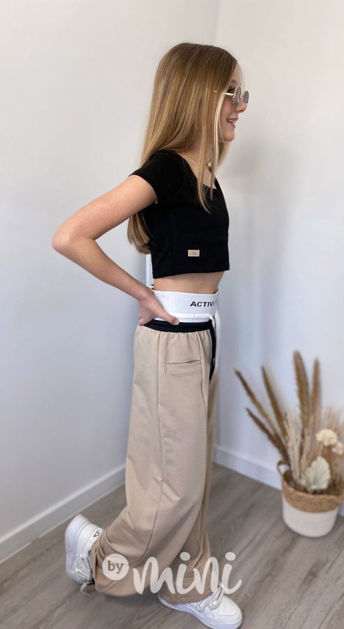 Active fashion maxi švédy béžové