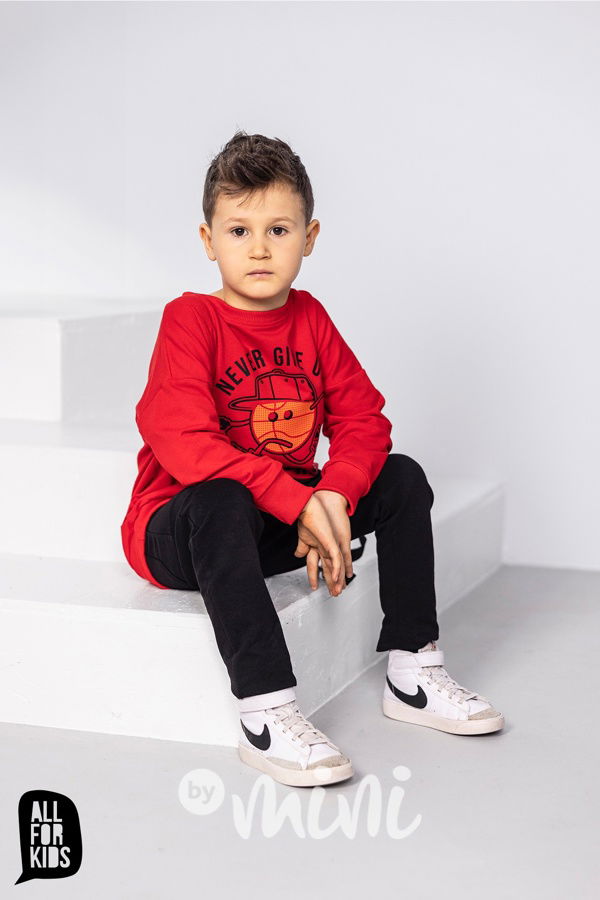 All for kids jogger tepláky s laclem černé