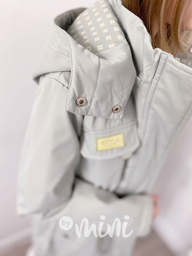 Olive dívčí parka