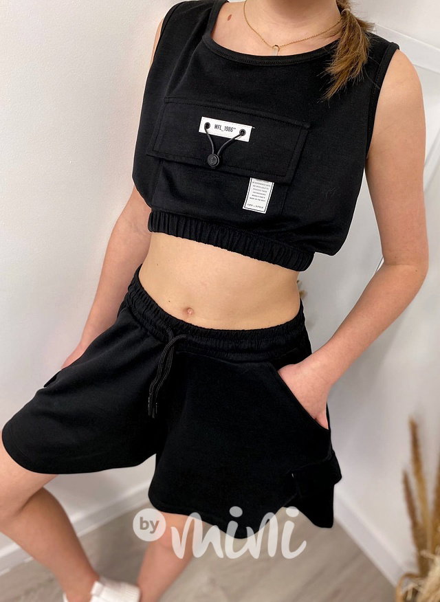 Sporty letní set black