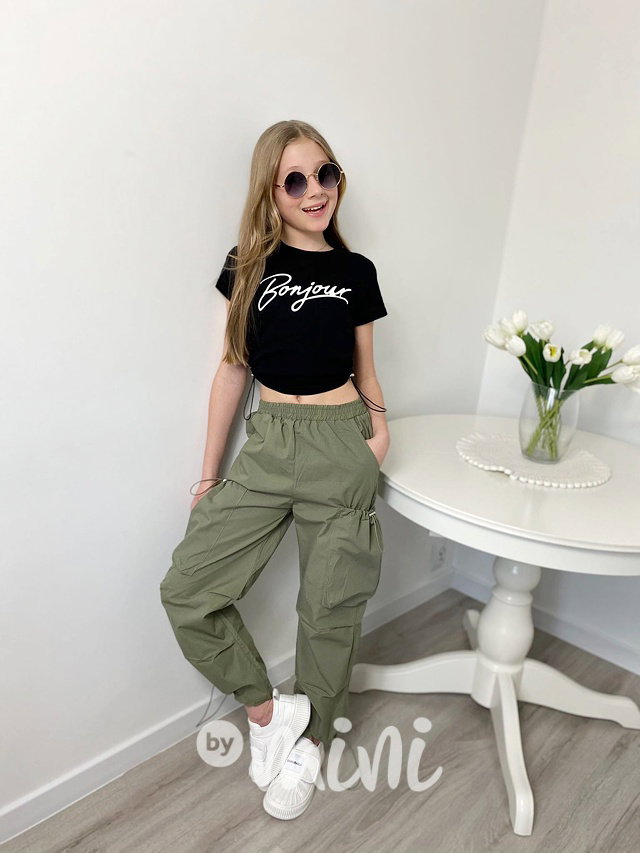 Parachute pants - cargo kapsáče khaki