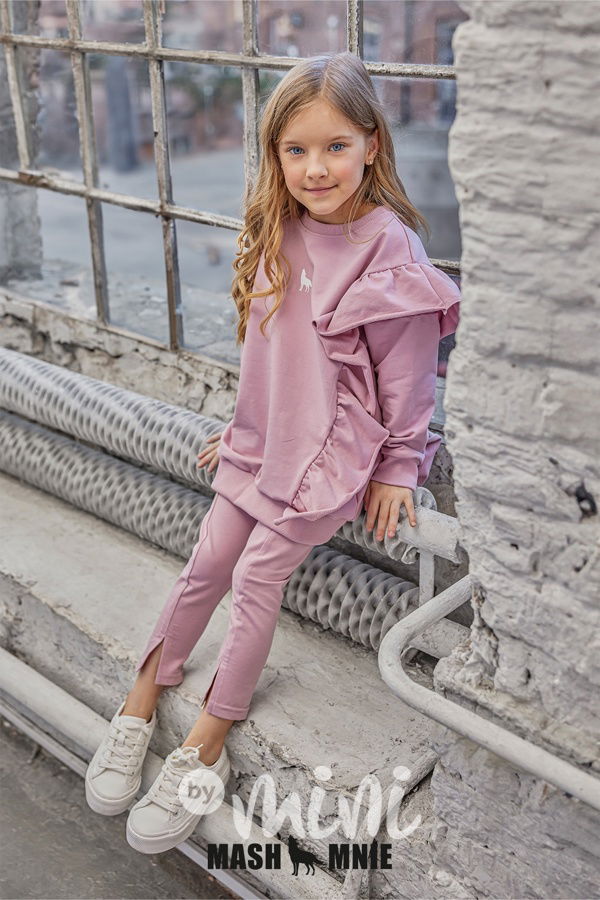 Mash Mnie mikinová tunika růžová