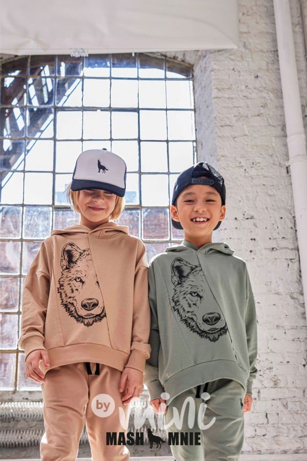 Mash Mnie mikina WOLF béžová