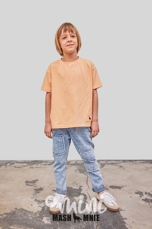 Mash Mnie blue denim jeans záplaty