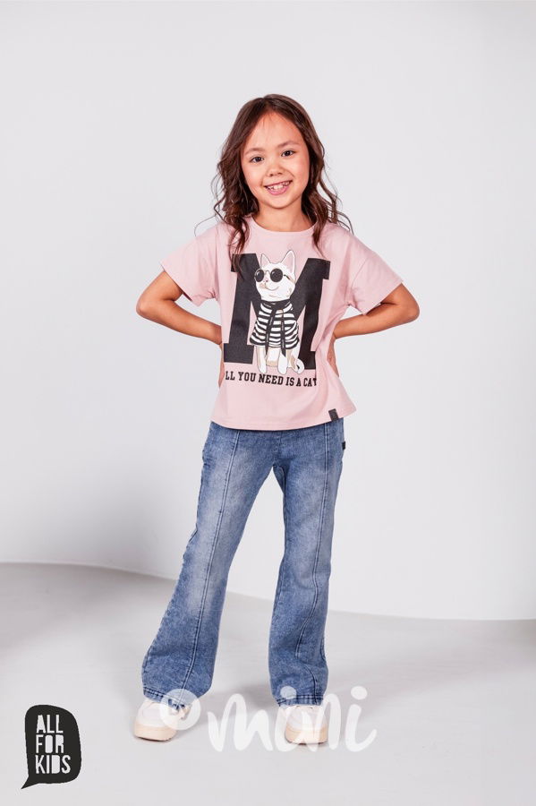 All for kids denim zvonáče blue