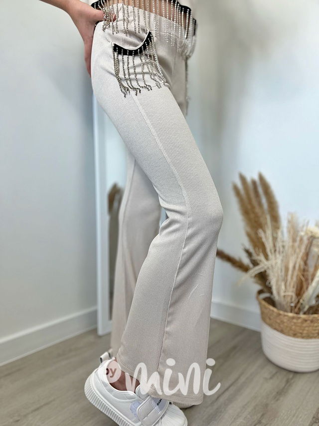 Béžový Gatsby komplet