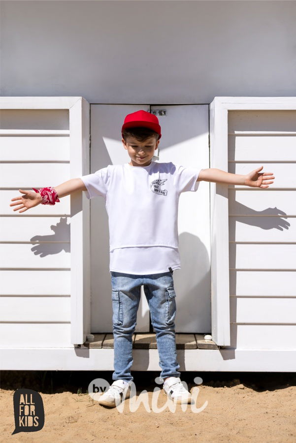 All for kids triko RIDE bílé