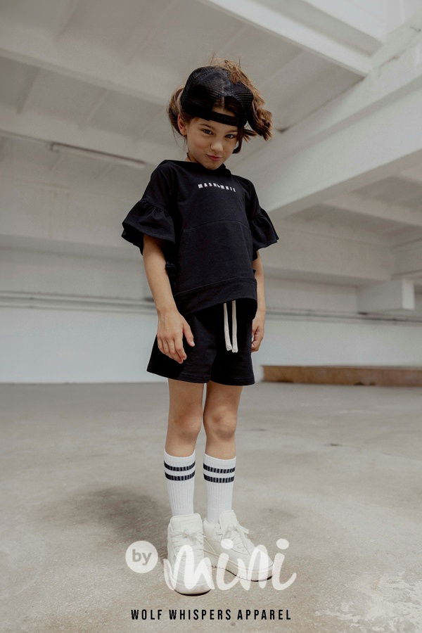 Mash Mnie blůzka s volánkem black