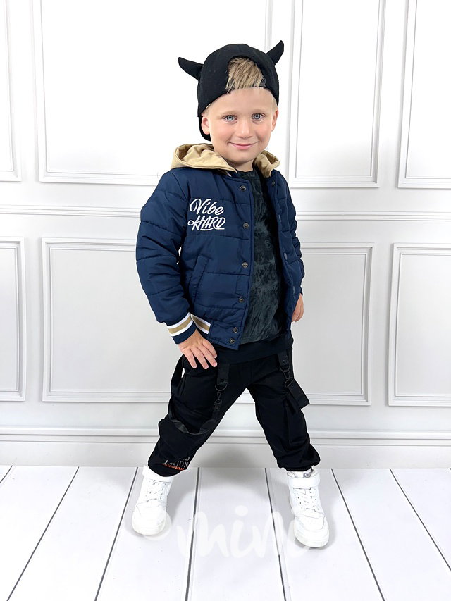Baseball hoodie bunda blue
