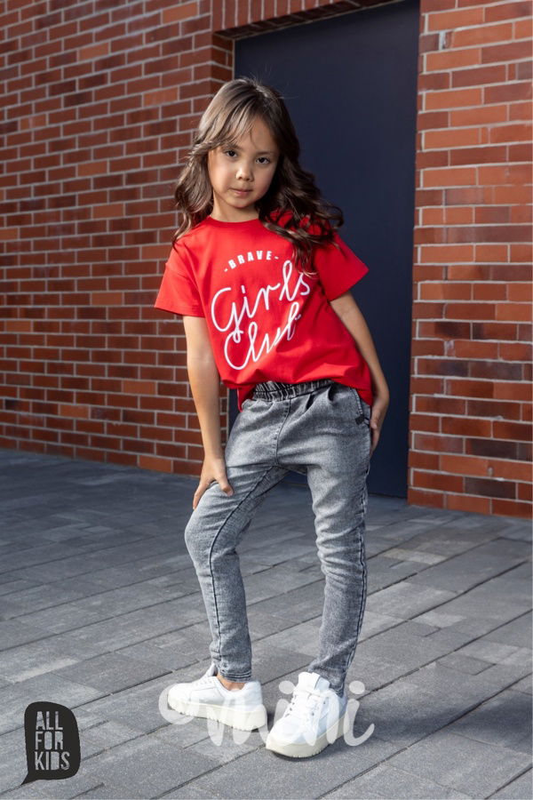 All for kids triko GIRLS CLUB červené