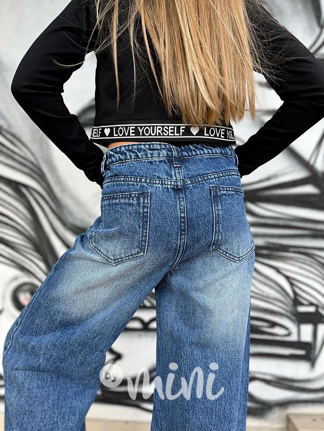 Ripped volné jeansy