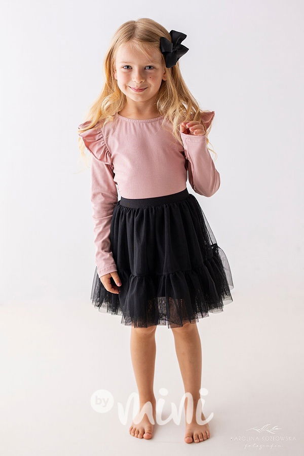 Black maxi tutu sukně Lily Grey