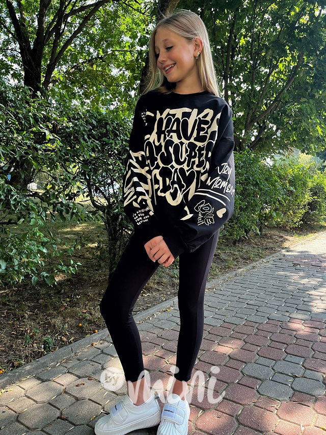 Mikina super day černá