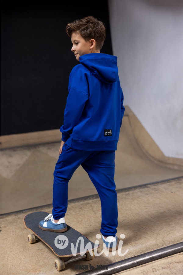 Mash Mnie jogger tepláky WOLF modré