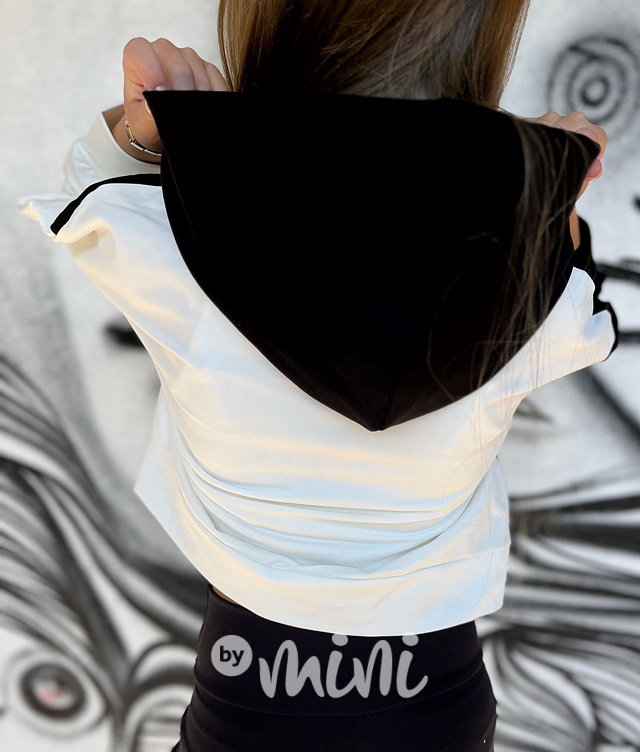 DUO crop mikina