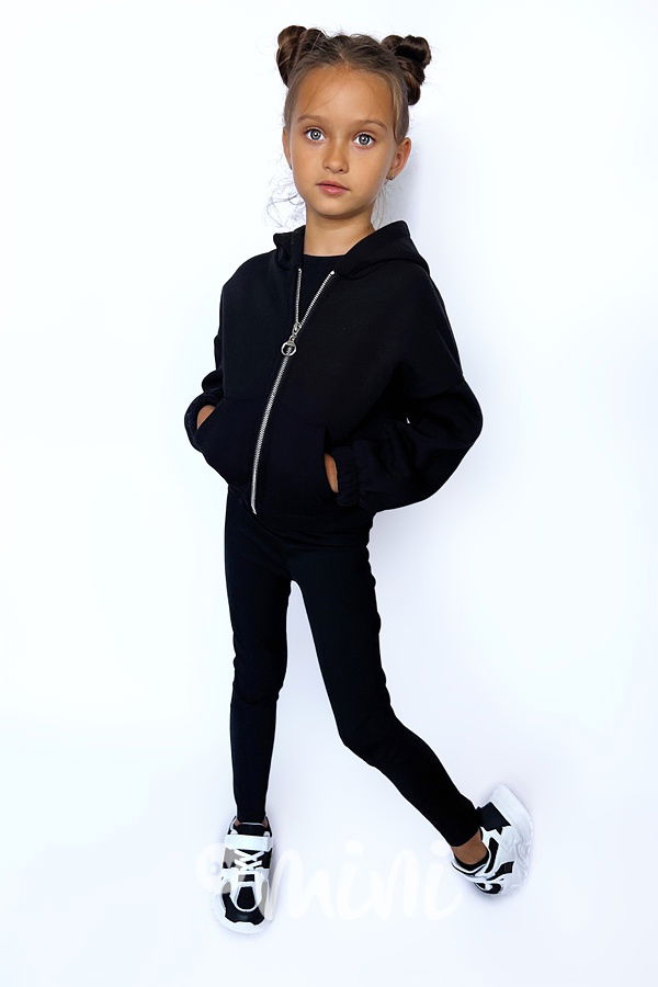 Super thermo mikina HORSE GIRLS black