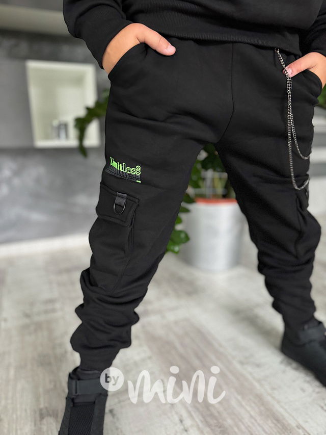 Super thermo cargo tepláky s řetízkem Limitless