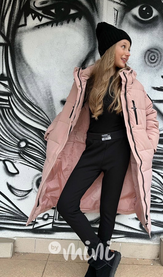 Zateplené legíny FASHION černé