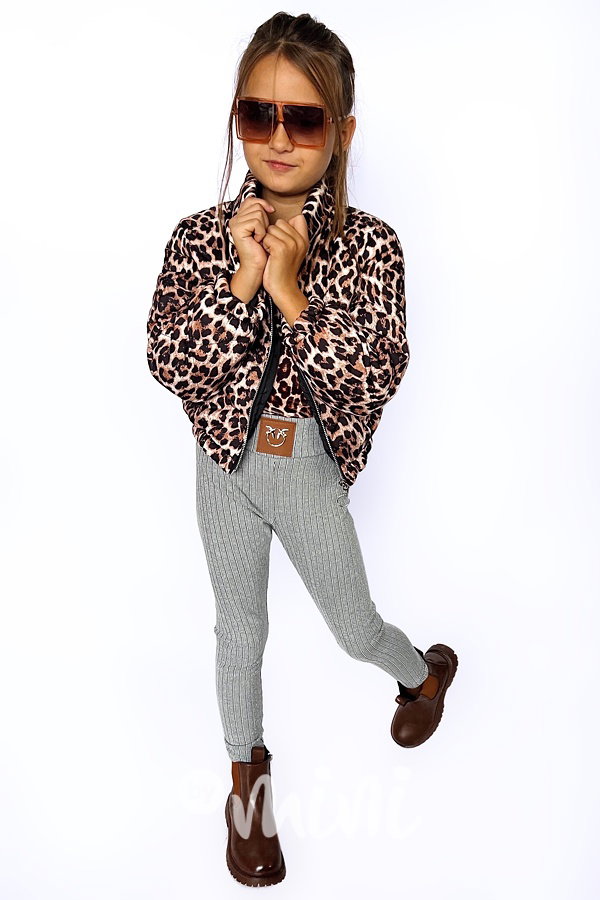 Leopard zimní bunda