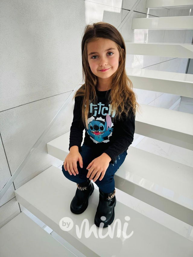 Lilo & Stitch longsleeve blůzka černá