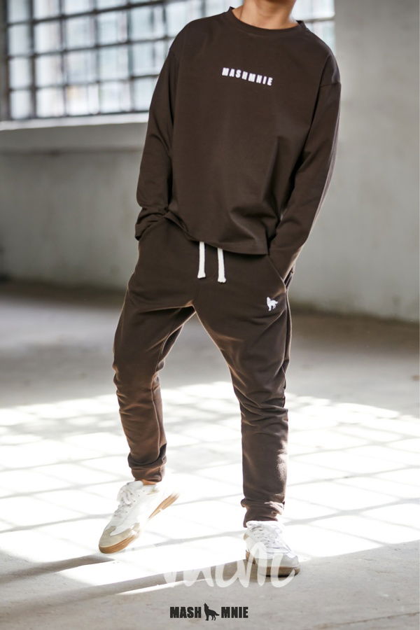 Mash Mnie jogger tepláky WOLF hnědé