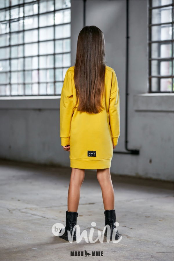 Mash Mnie mikinové šaty yellow