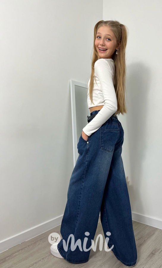 Zateplené lounge volné maxi džíny