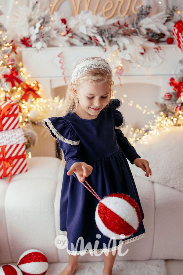 Lily Grey boho šaty modré