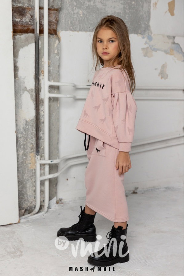 Mash Mnie mikina WOLF pink