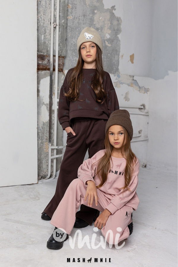 Mash Mnie volné kalhoty WOLF pink