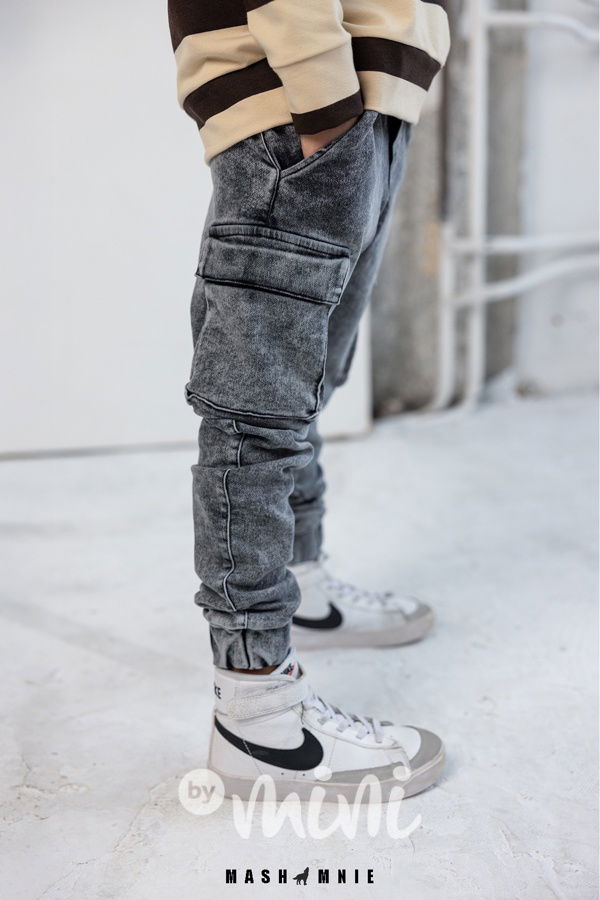 Mash Mnie jeans cargo dark