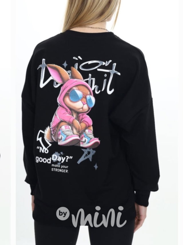Mikina BUNNY černá