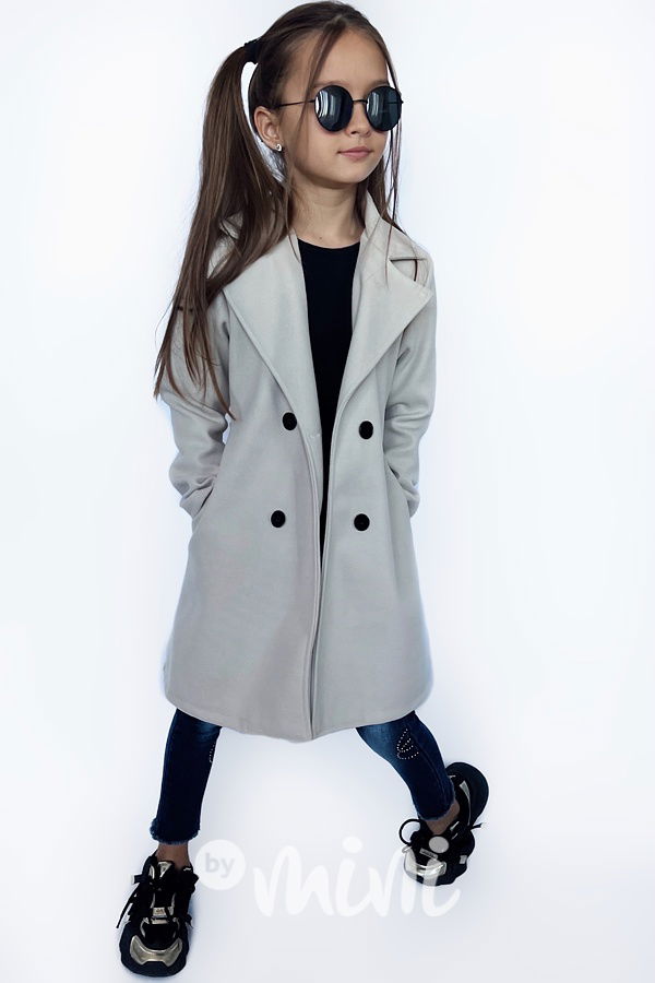 Flaušový kabátek beige