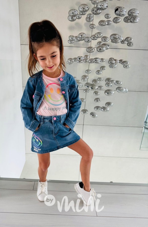 Happy jeans 3ks komplet pink