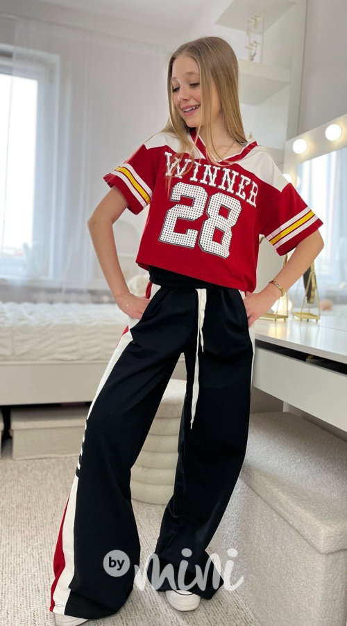Winner crop oversize triko