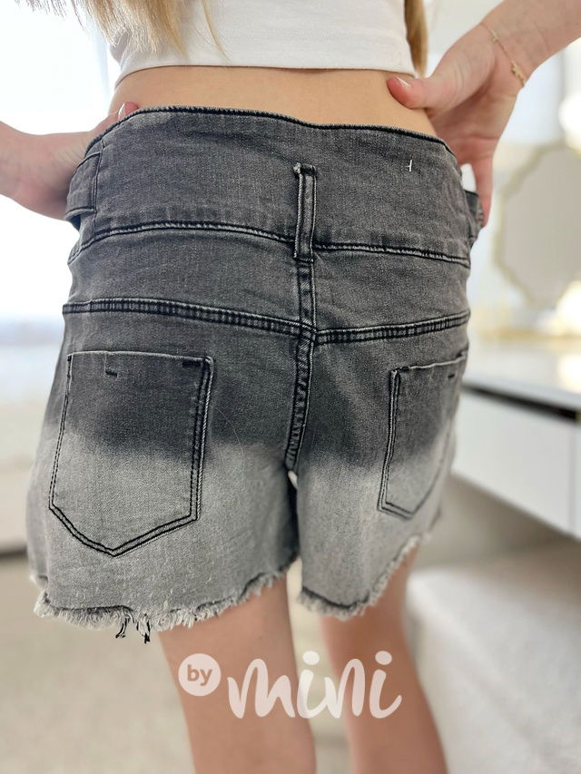 Denim ombre kraťasy HEART