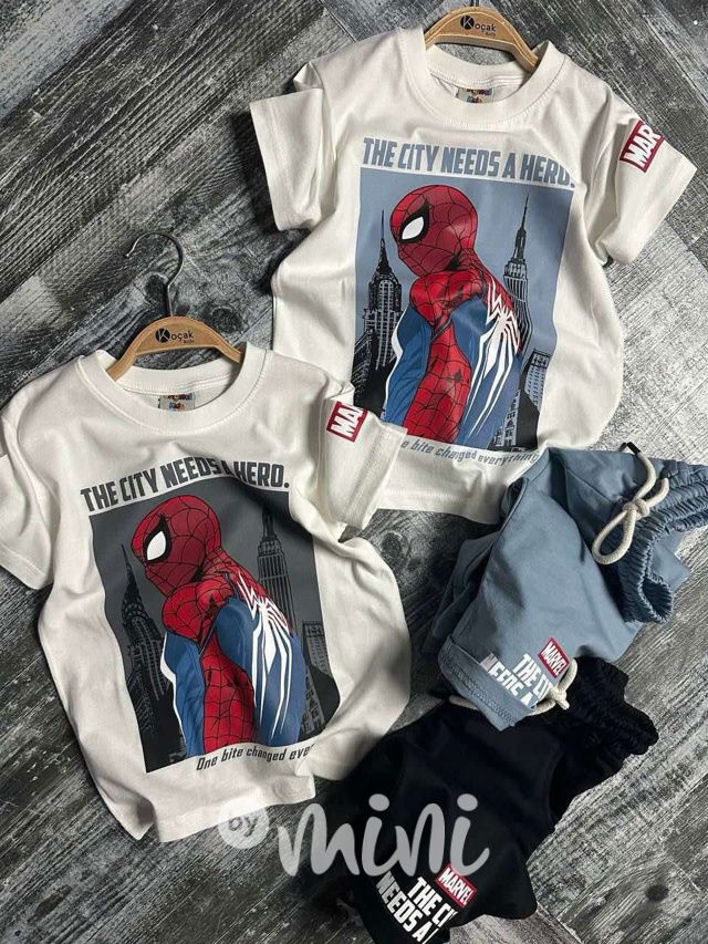 Spiderman letní set černý