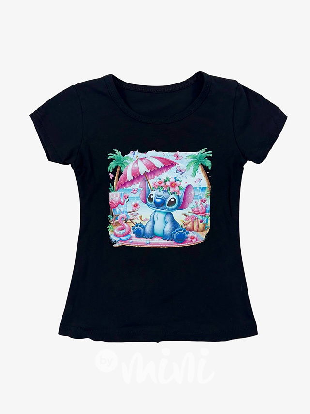 Lilo & Stitch triko BEACH černé