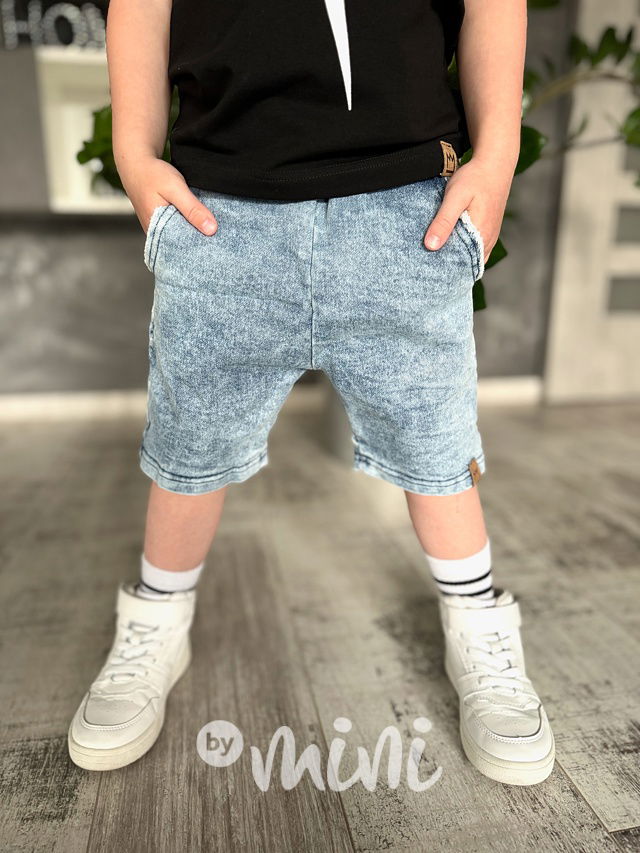 Soft denim kraťasy