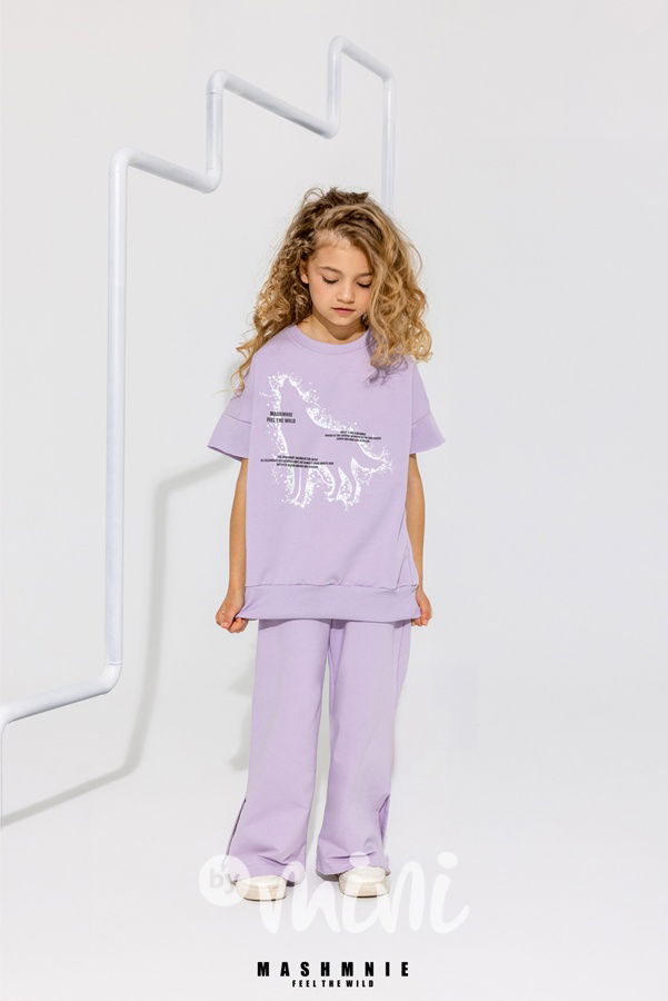 Mash Mnie mikinová blůzka lila