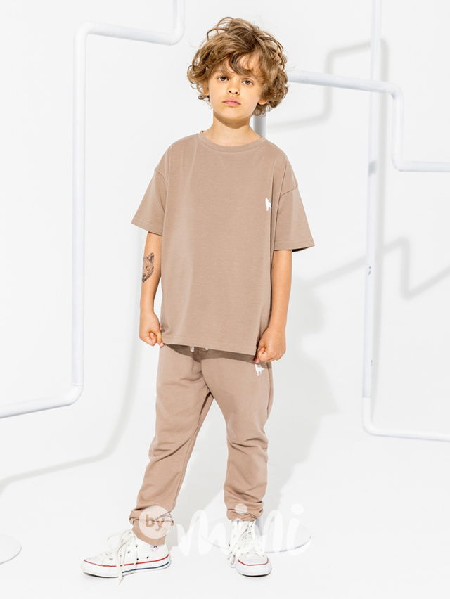 Mash Mnie jogger tepláky WOLF béžové