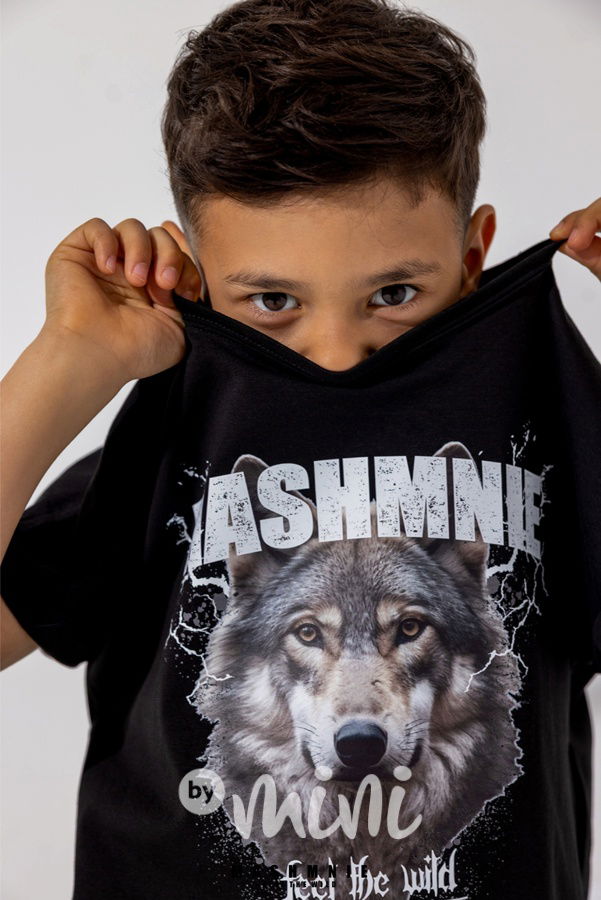 Mash Mnie triko WOLF černé