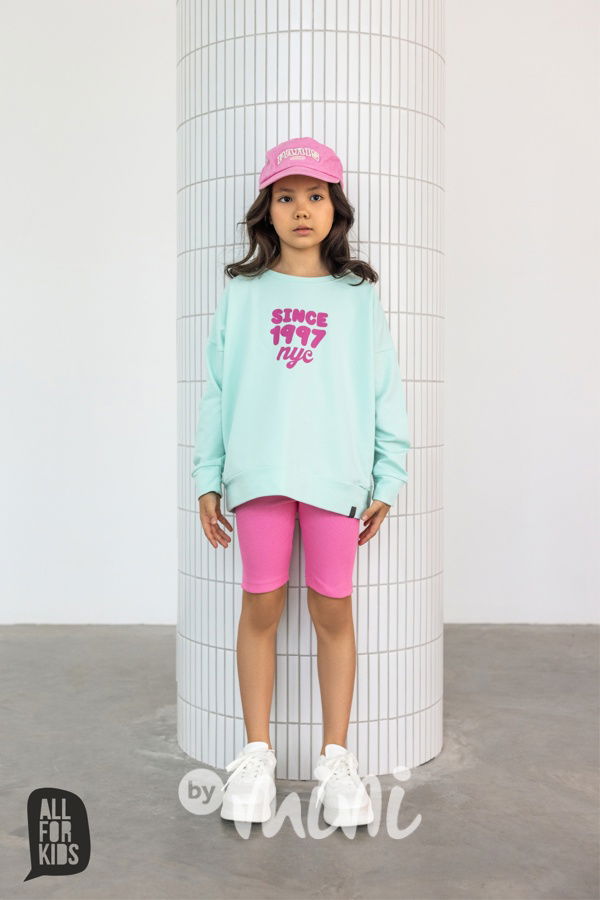 All for kids žebrované šortky pink