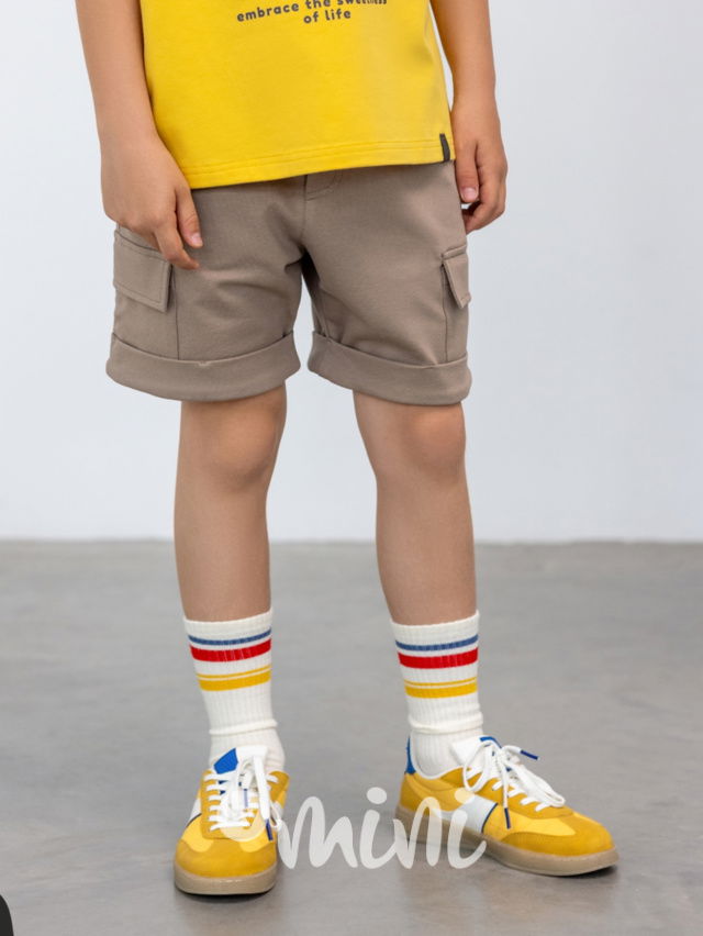 All for kids kraťasy s kapsami beige