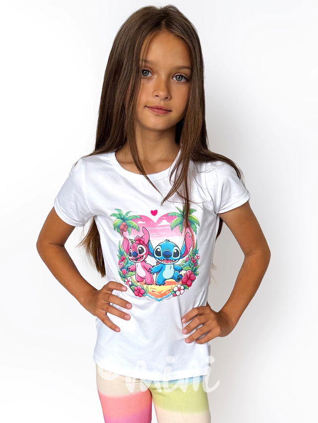 Lilo & Stitch triko Paradise bílé