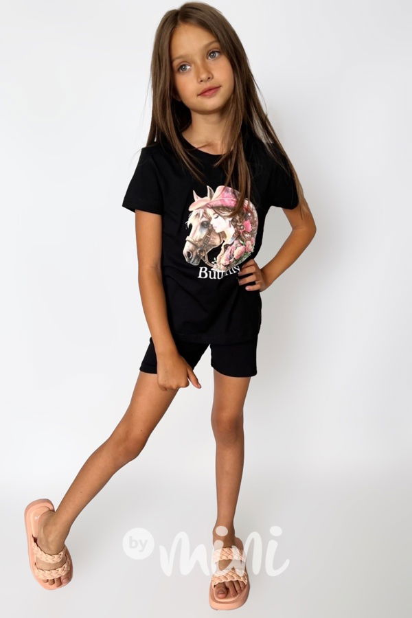 Triko COWGIRL černé