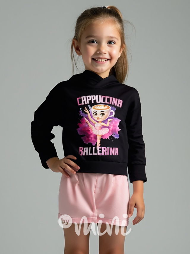 Ballerina Cappuccina mikina černá